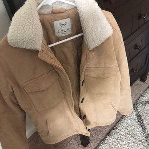 Sherpa/Corduroy Tan Jacket